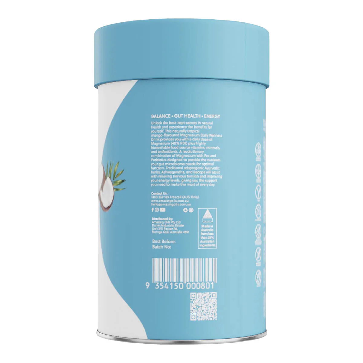 Magnesium Daily Wellness Drink - Tropical Mango - Image 3